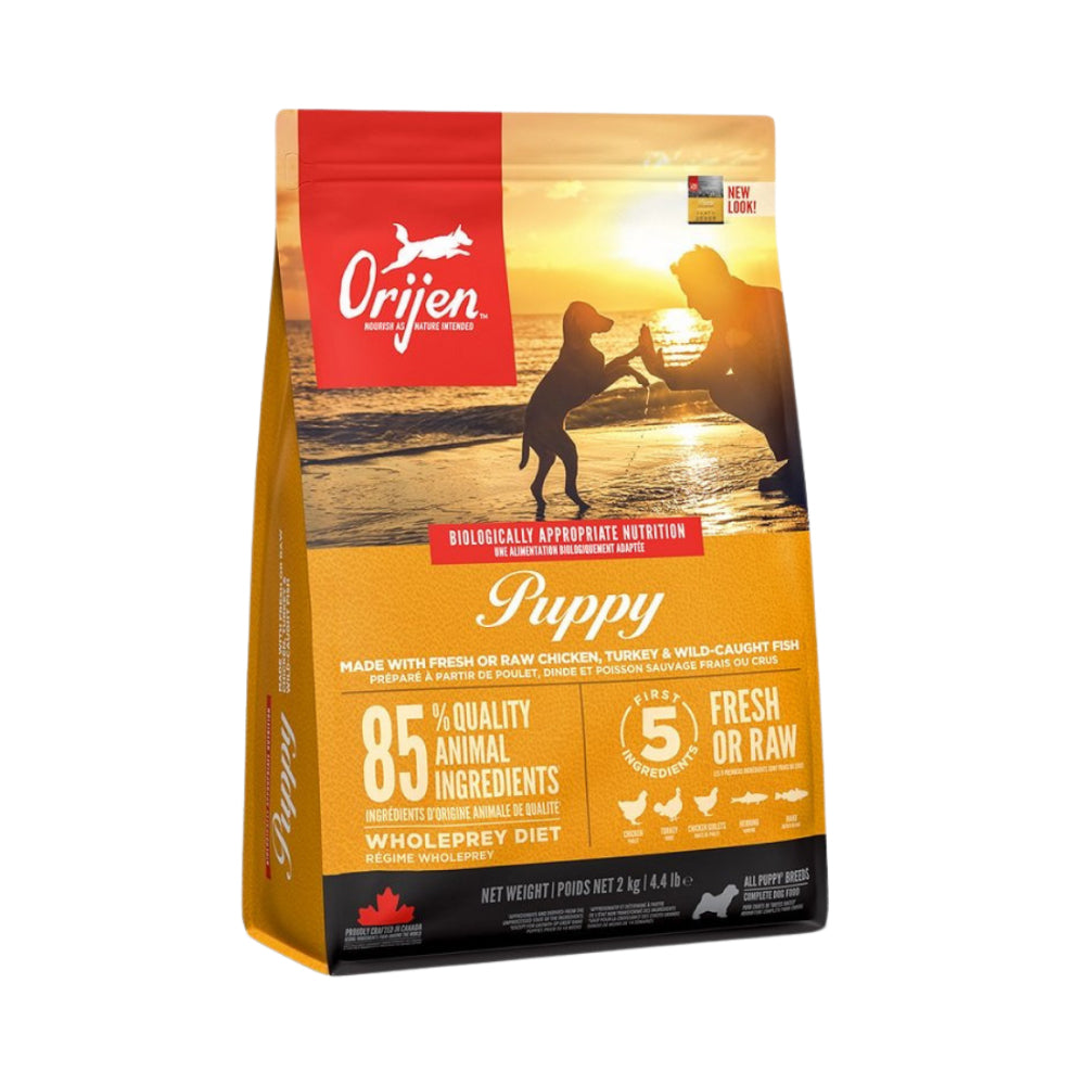 أوريجن طعام جاف للكلاب الصغيرة بنكهة الدجاج والديك الرومي مع الأسماك البرية